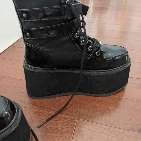 Damned 115 in black from demonia, size 7 (US) - Picture 2 of 4